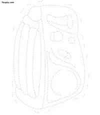 Object-1 dotted line drawing