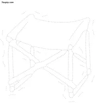 Object-3 dotted line drawing