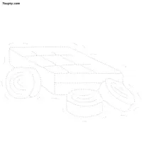 Object-3 dotted line drawing