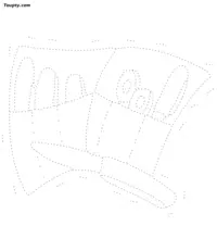 Object-3 dotted line drawing