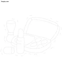 Object-4 dotted line drawing