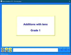 Jclic Exercise - Additions with tens