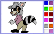 Raccoon  Coloring