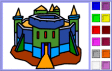 Medieval Castle Coloring