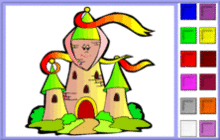 Festive Royal Castle Coloring