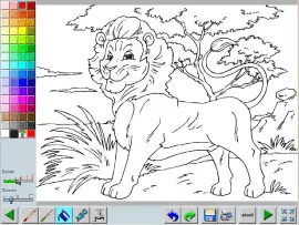 African Animals Coloring Book