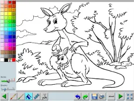 Australian Animals Coloring Book