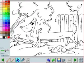 Dogs and Puppies Coloring Book