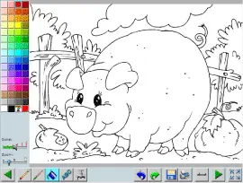 Farm Animals Coloring Book