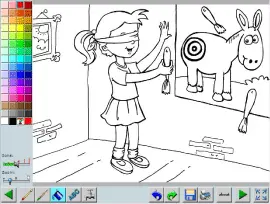 Kid at Play Coloring Book