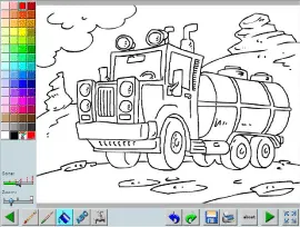 Trucks Coloring Book