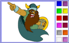 Viking Pirate Coloring