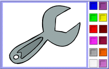 Spanner - The Handy Tool Coloring