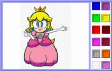 Cute Princess in Puffy Dress Coloring