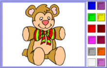 teddy-bear online coloring 3