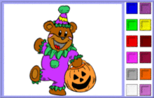 teddy-bear online coloring 5