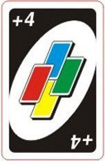 UNO Wild Draw Four card