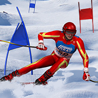 Ski Slalom game preview