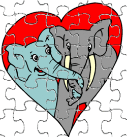 Hearts and Elephants