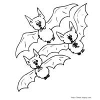 Bat coloring N°18