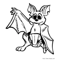 Bat coloring N°7