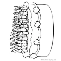 Birthday coloring N°10