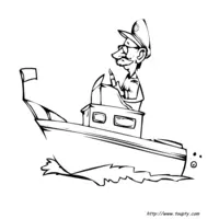 Boat coloring N°11