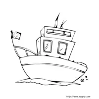 Boat coloring N°4