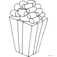 Coloring Page of A Very Large Gift