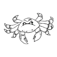 Crab coloring N°10