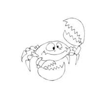 Crab coloring N°8