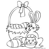 Easter coloring N°9