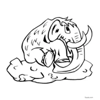 free printable elephant coloring