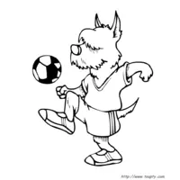 Football coloring N°16