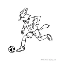 Football coloring N°8