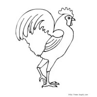 Rooster drawing