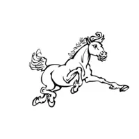 galloping horse