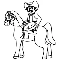 cowboy horse