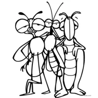 insects coloring page