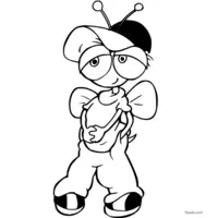 insect coloring page