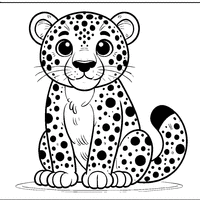 Coloring of a jaguar with distinctive spots