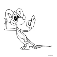 Mouse drawing to print