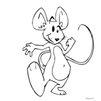 Mouse sketch to color