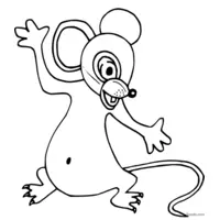 Printable mouse coloring