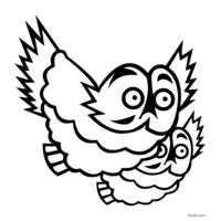 owl GIF to print