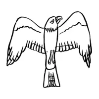 Free printable raptor coloring page