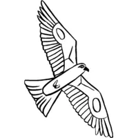 Free printable bird of prey coloring