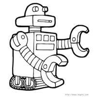 Robot coloring N°10