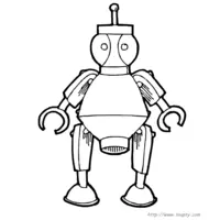 Robot coloring N°19