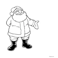 Santa Claus to print and color